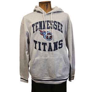 NFL Team Apparel Tennessee TItans Embroidered Hoodie Unisex Size Small